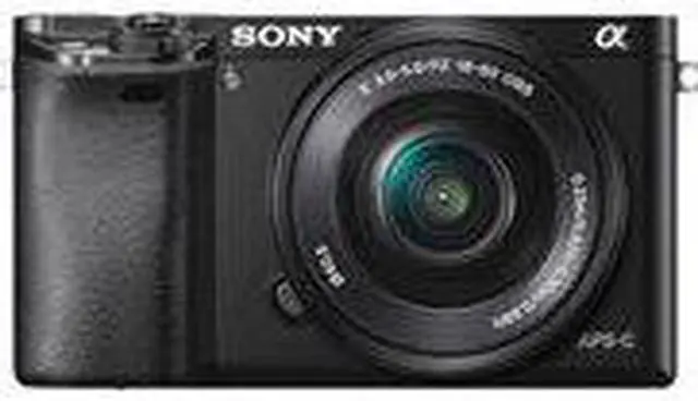 Main image of Sony Alpha a6000 Mirrorless Interchangeable-lens Camera w/ 16-50mm lens - Black