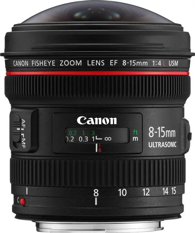 Alt view image 4 of 4 - Canon EF 8-15mm f/4L Fisheye USM