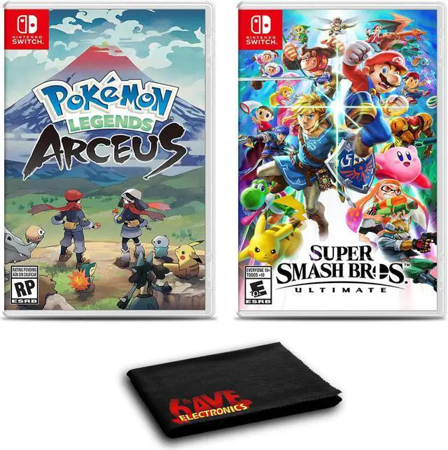 Main image of Nintendo Pokemon Legends: Arceus and Super Smash Bros. Ultimate - Two Pack Bundle For Nintendo Switch