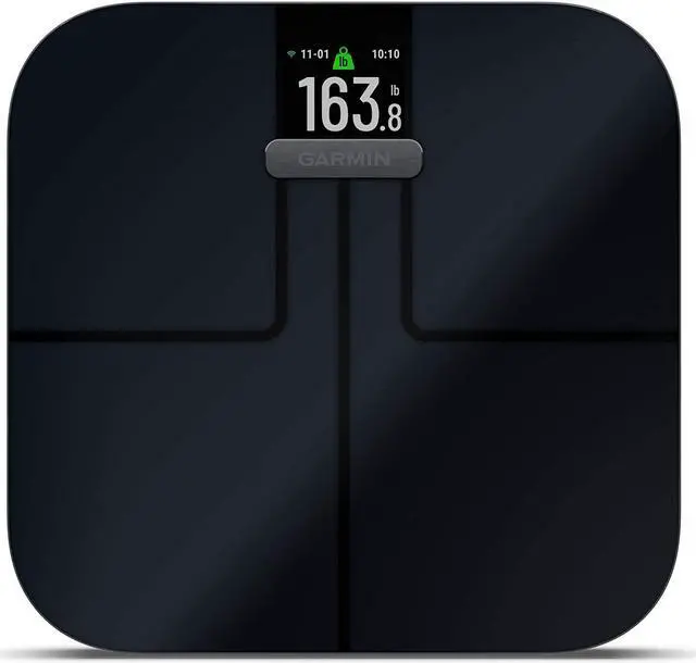 Alt view image 2 of 4 - Garmin Index S2 Smart Scale with Wireless Connectivity-Black (Bundle)