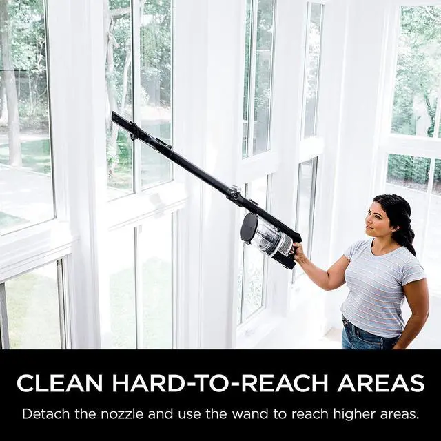 Alt view image 4 of 4 - Shark IZ682H Vertex Pro Cordless Stick Vacuum with IQ Display - Black Bundle