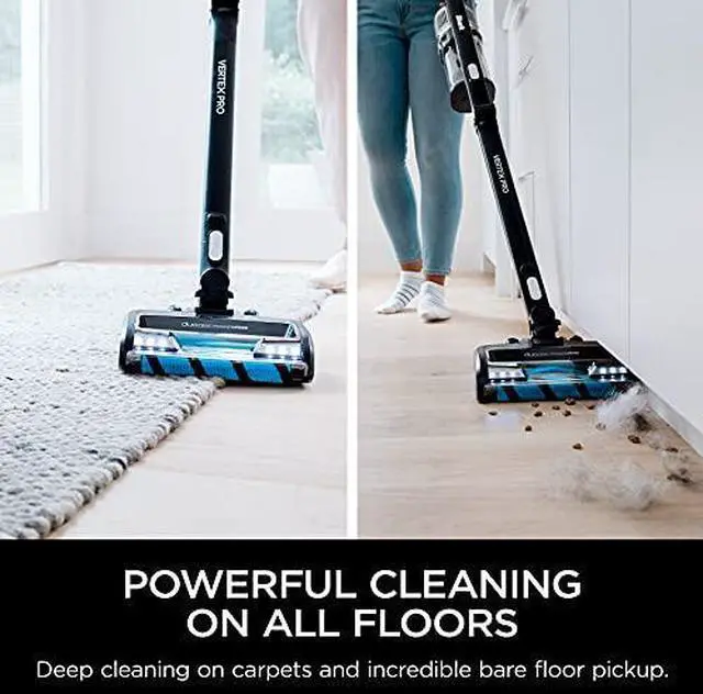Alt view image 4 of 4 - Shark IZ682H Vertex Pro Cordless Stick Vacuum, Black with IQ Display, DuoClean PowerFins & MultiFLEX, Pet Multi-Tool, 120min Runtime