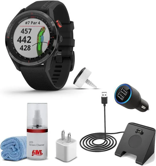 Main image of Garmin Approach S62 Smartwatch-Black(Bundle) + Accessories