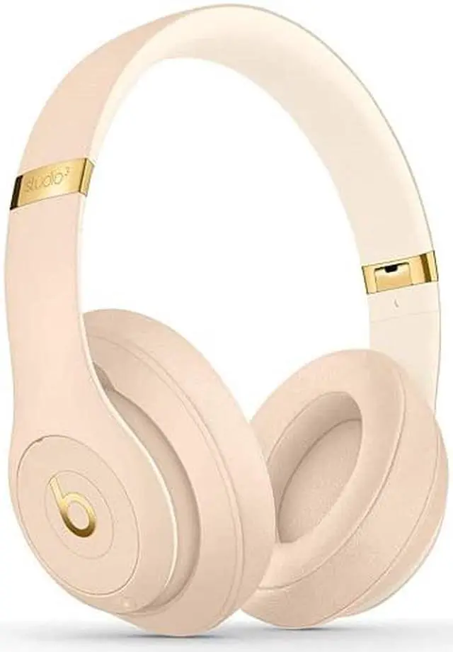 Alt view image 7 of 10 - Beats Noise Cancelling Over-Ear Studio3 Wireless Headphones The Skyline Collection - Desert Sand (MTQX2LL/A)