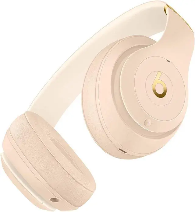 Alt view image 8 of 10 - Beats Noise Cancelling Over-Ear Studio3 Wireless Headphones The Skyline Collection - Desert Sand (MTQX2LL/A)