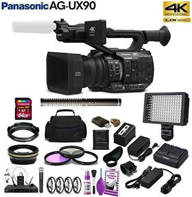 Alt view image 2 of 4 - Panasonic 4K/HD Professional Camcorder (PJ) Advanced Bundle