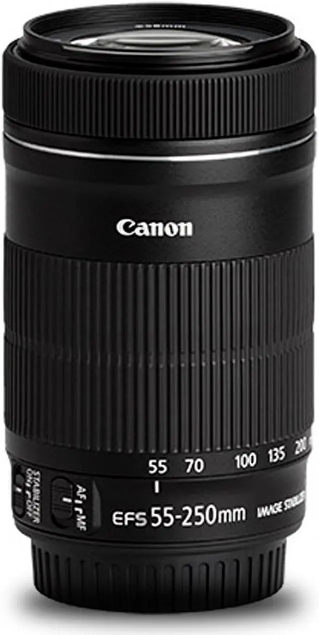 Alt view image 2 of 2 - Canon Ef-s 55-250mm F/4-5.6 Is Autofocus Lens Kit for Canon EOS Rebel T1i(500d), T2i(550d), T3, T3i(600d) Dslr Cameras