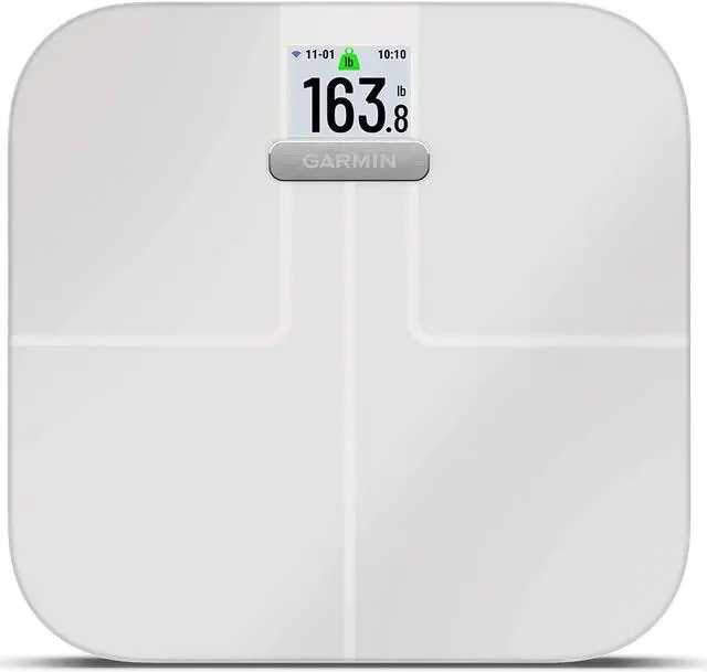 Alt view image 2 of 4 - Garmin Index S2 Smart Scale with Wireless Connectivity-White With Accessories Bundle
