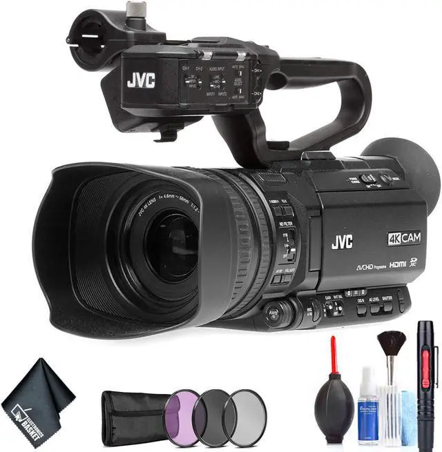 Main image of JVC GY-HM180 Ultra HD 4K Camcorder Base Bundle