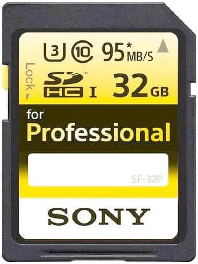 Alt view image 10 of 12 - Sony 32GB Professional Class 10 UHS-I U3 SDHC Memory Card #SF-32P/T1