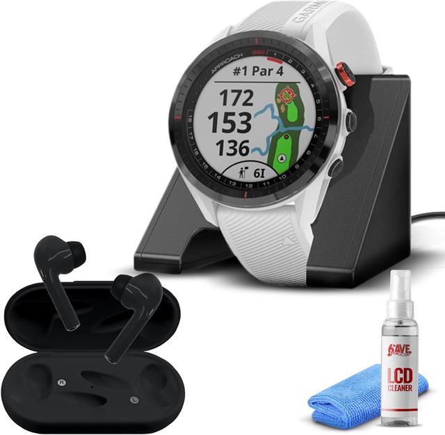 Garmin Approach S62 GPS Golf Watch (Black Bezel/White Band) W/Accessories Golf - Newegg.com