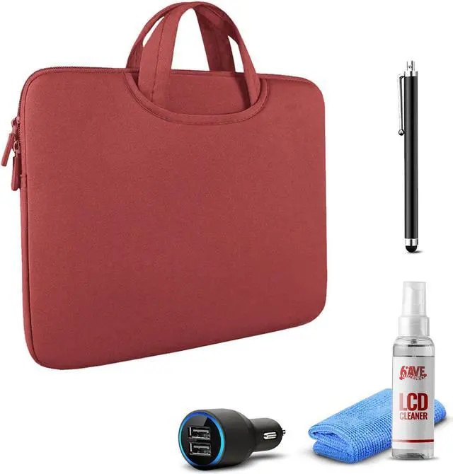 Main image of Tablet Essential Accessory Bundle with Red Sleeve