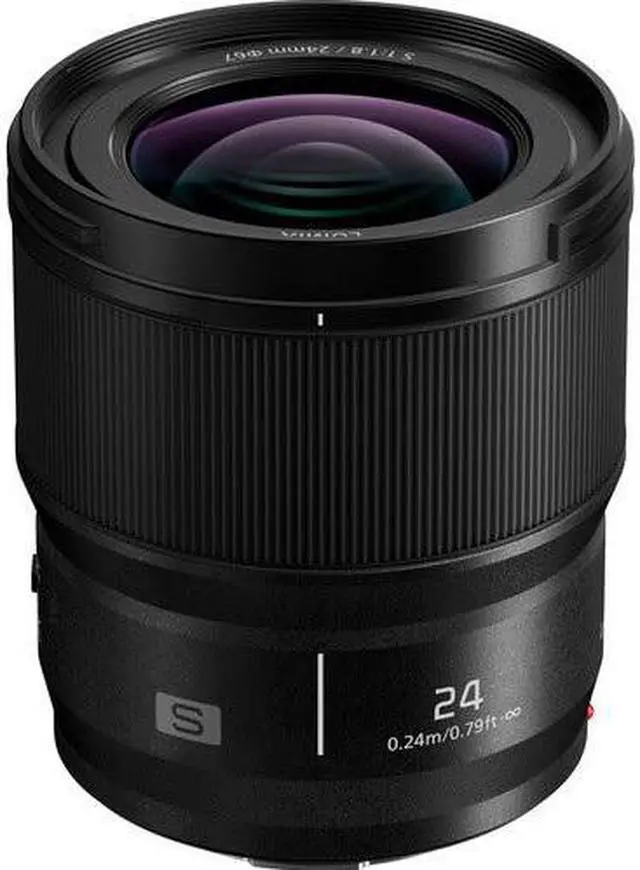 Main image of Panasonic LUMIX S Series Camera Lens, 24mm F1.8 L-Mount Interchangeable Lens for Mirrorless Full Frame Digital Cameras, S-S24