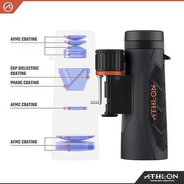 Alt view image 7 of 8 - ATHLON OPTICS 113008 ATHLON MIDAS 10X42 UHD BINOCULARS