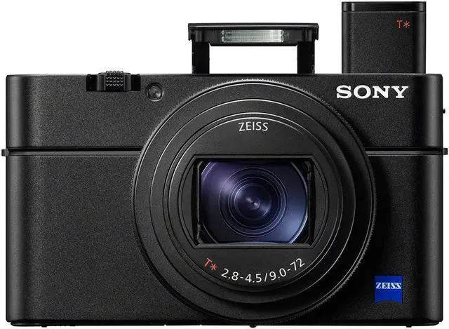 Alt view image 3 of 4 - Sony RX100 VI 20.1 MP Premium Compact Digital Camera w/ 1-inch sensor, 24-200mm ZEISS zoom lens and pop-up OLED EVF (DSC