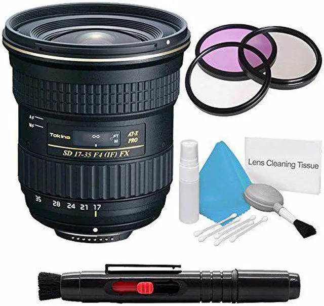 Alt view image 2 of 2 - Tokina 17-35mm f/4 Pro FX Lens for Canon Cameras (International Model) +Deluxe Cleaning Kit + Lens Cleaning Pen Extreme Bundle