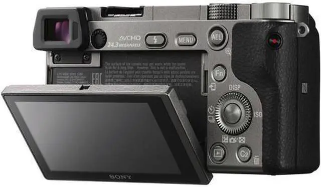Alt view image 5 of 6 - Sony Mirrorless Digital Camera with 3" LCD, Graphite (ILCE-6000/H) (International Model No Warranty) (International Model)