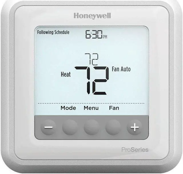 Alt view image 2 of 4 - 5-Pack Honeywell TH6210U2001/U T6 Pro Programmable Thermostat + LCD Cleaner Bundle