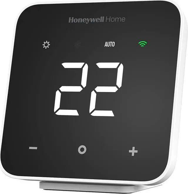 Alt view image 3 of 4 - 5-Pack Honeywell D6 Pro Wi-Fi Ductless Controller Black + LCD Cleaner