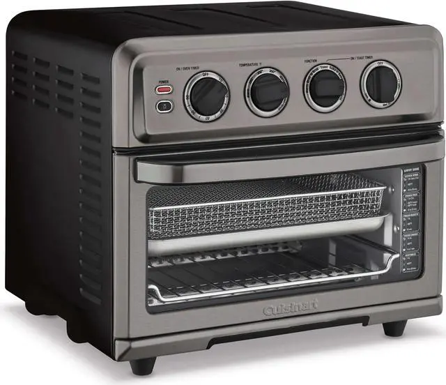 Alt view image 2 of 4 - Cuisinart TOA-70BKS AirFryer Toaster Oven with Grill Black Stainless Steel Bundle with 1 YR CPS Enhanced Protection Pack