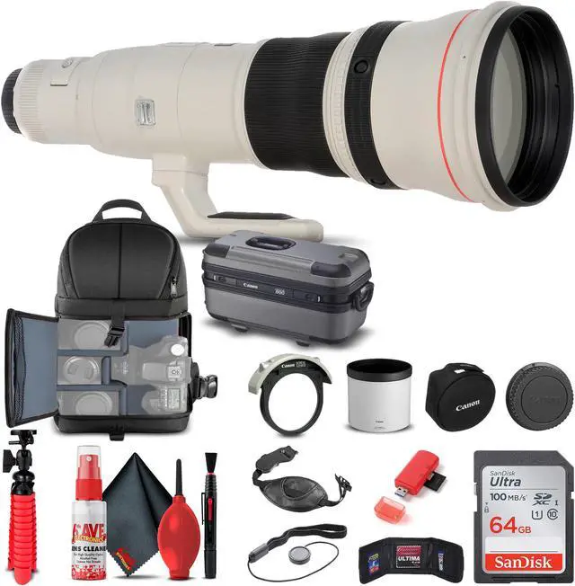 Main image of Canon EF 800mm f/5.6L IS USM Lens (2746B002) + BackPack + 64GB Card + More