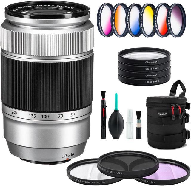 Fujifilm XC 50-230mm f/4.5-6.7 OIS II Lens (Silver) + Advanced