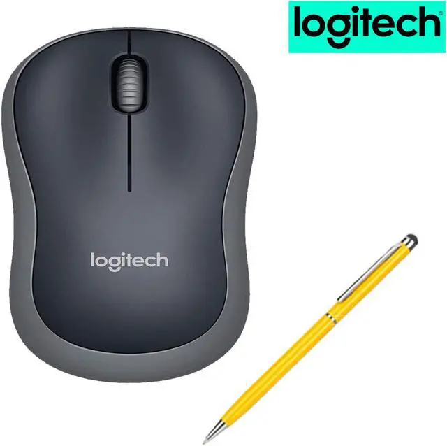 Main image of Logitech M185 Wireless Mouse for Computers Laptops Fast Scrolling Bundle (4-Pack + Stylus)