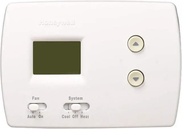 Alt view image 2 of 4 - Honeywell TH3110D1008 Pro Non-Programmable Digital Thermostat with 4 AA Batteries