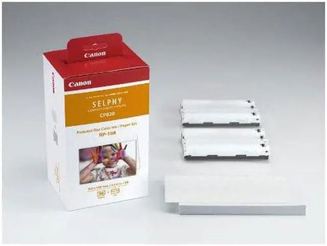 Alt view image 2 of 4 - 4 X CANON RP-108 High-Capacity Color Ink/Paper Set, For Use With SELPHY Printer