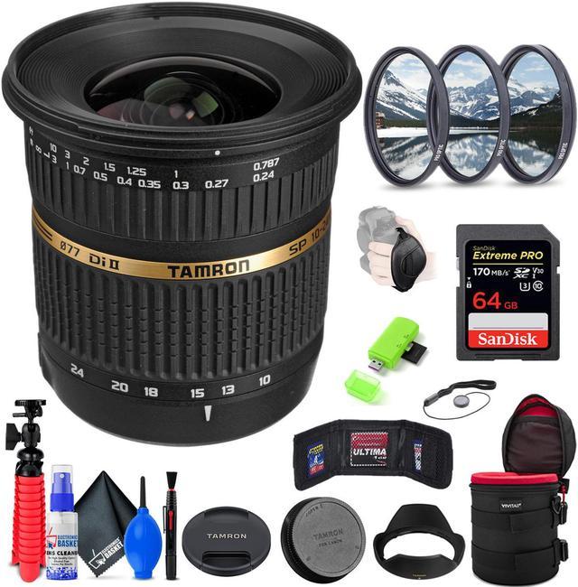 Tamron SP AF 10-24mm f / 3.5-4.5 DI II Lens For Sony + Accessories