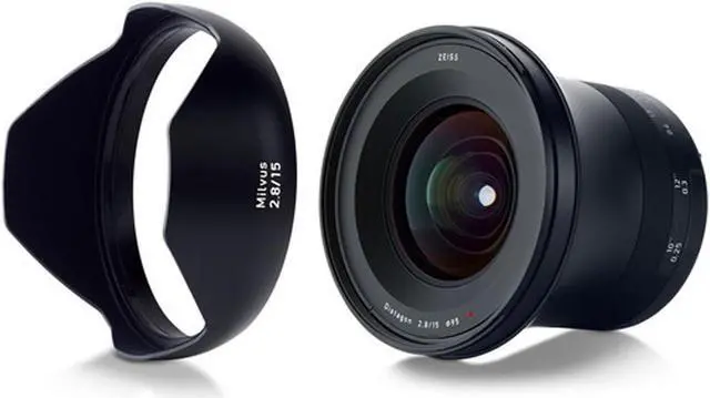 Alt view image 3 of 4 - Zeiss Milvus 15mm f/2.8 ZE Lens for Canon EF - 2111-790 - Kit with 2x 128GB Memory Card