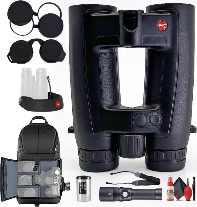 Main image of Leica 8x42 Geovid 3200.COM Rangefinder Binocular + 6Ave Accessory Kit