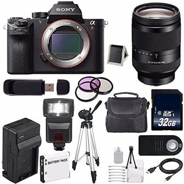 Alt view image 2 of 2 - Sony Alpha a7R II Mirrorless Digital Camera (International Model) + Sony FE 24-240mm f/3.5-6.3 OSS Lens + 72mm Filter Set Bundle