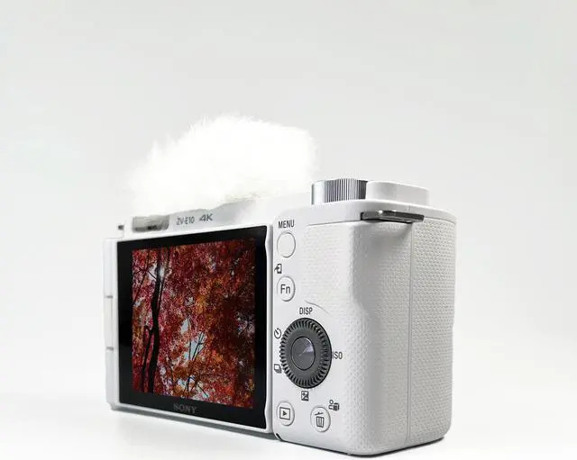 Alt view image 4 of 19 - Sony Alpha ZV-E10 - APS-C Interchangeable Lens Mirrorless Vlog Camera - White