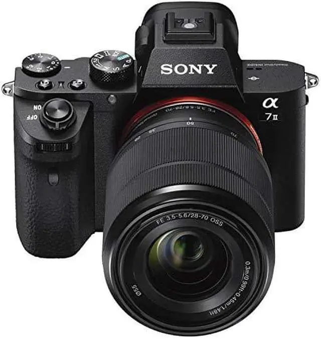 Alt view image 4 of 4 - Sony Alpha a7 II Mirrorless Camera with FE 28-70mm f/3.5-5.6 OSS Lens ILCE7M2K/B Starter Kit
