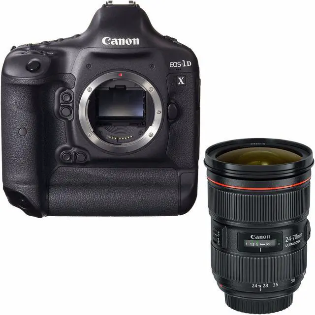 Alt view image 2 of 4 - Canon EOS-1D X DSLR Camera (Body Only) + Canon EF 24-70mm f/2.8L II USM Lens Bundle