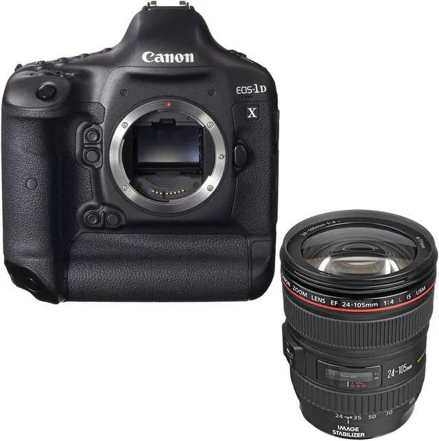 Alt view image 2 of 4 - Canon EOS-1D X DSLR Camera (Body Only) + Canon EF 24-105mm f/4L IS USM Lens Bundle