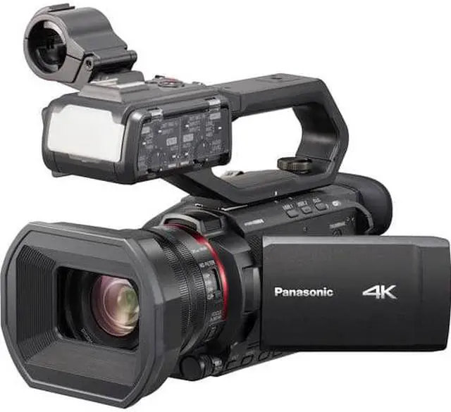 Alt view image 2 of 4 - Panasonic X2000 4K Professional Camcorder with 24x Optical Zoom, WiFi HD Live Streaming, 3G SDI Output and VW-HU1 Detachable Handle