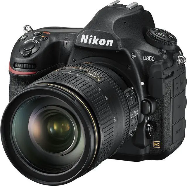 Alt view image 2 of 4 - Nikon D850 FX-Format Digital SLR Camera Body w/AF-S NIKKOR 24-120MM F/4G ED VR Lens (Intl Model)