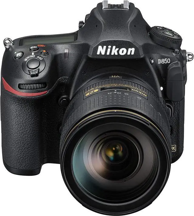 Alt view image 4 of 4 - Nikon D850 FX-Format Digital SLR Camera Body w/AF-S NIKKOR 24-120MM F/4G ED VR Lens (Intl Model)