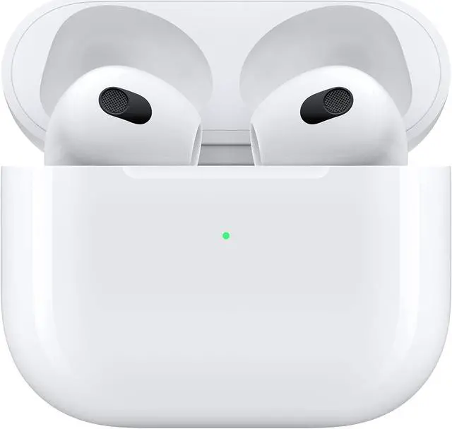 Alt view image 3 of 4 - Apple AirPods (3rd Generation) Wireless Earbuds with Lightning Charging Case
