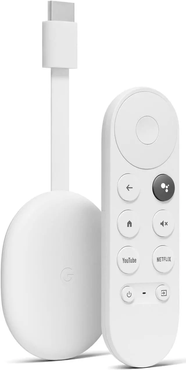 Alt view image 6 of 19 - Google Nest GA03131 Chromecast With Google TV (HD) - Snow