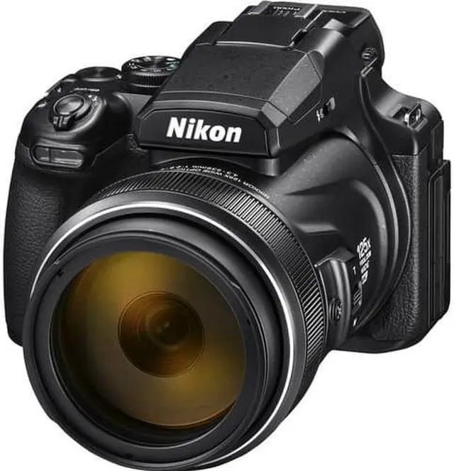 Alt view image 4 of 5 - Nikon COOLPIX P1000 Digital Camera Professional Bundle W/ Bag, Extra Battery, LED Light, Mic, Filters, Tripod, Monitor and More - (Intl Model)