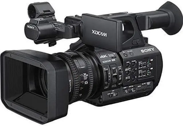 Alt view image 3 of 4 - Sony PXW-Z190V 4K XDCAM Camcorder With Padded Case, LED Light, 64GB Memory Card and More Base Bundle