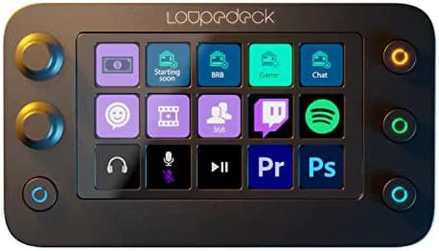 Loupedeck Live S - The Streaming Console for Desktop Productivity