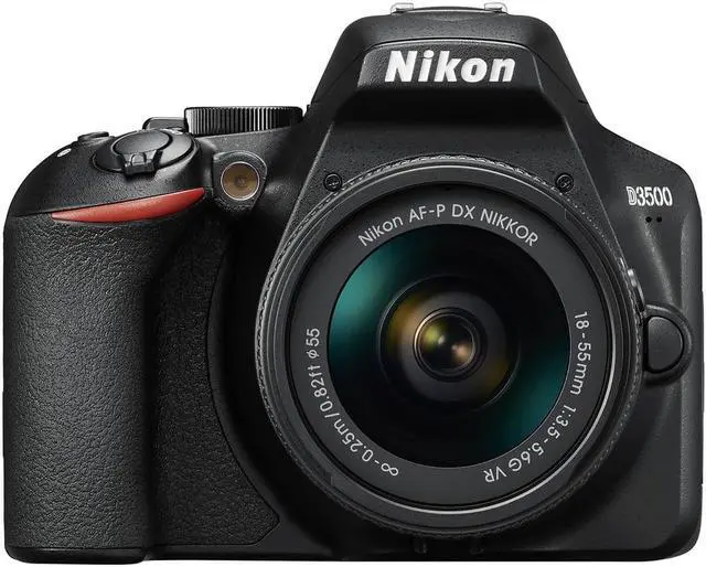 Alt view image 2 of 4 - Nikon D3500 Digital Camera with Dual Lenses (1588) + 64GB Card + Case/Bag (Intl)