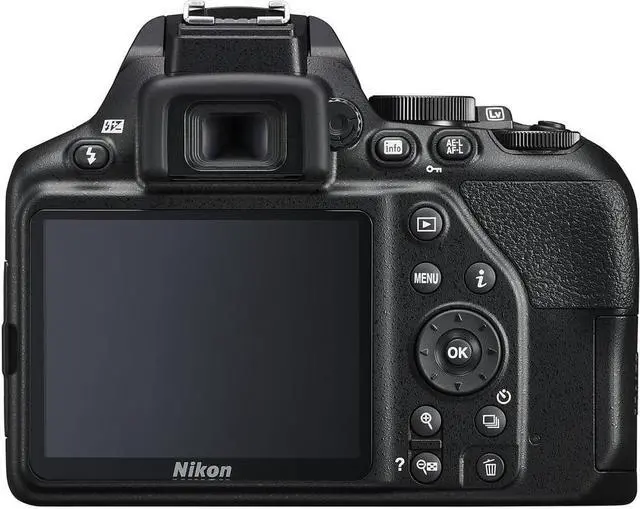 Alt view image 4 of 4 - Nikon D3500 Digital Camera with Dual Lenses (1588) + 64GB Card + Case/Bag (Intl)