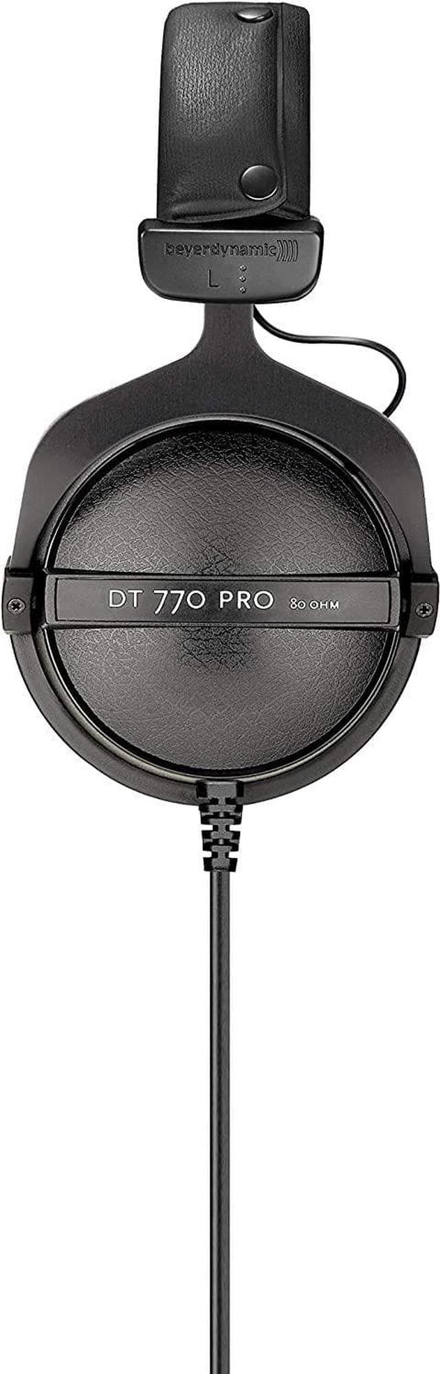 Beyerdynamic DT 770 Pro 80 Ohm Headphones with Splitter and 3-Year Warranty  