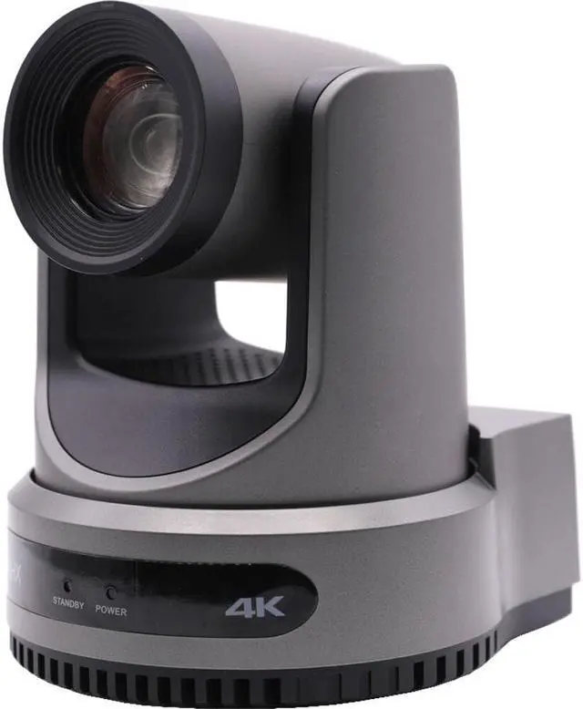 Alt view image 3 of 4 - PTZOptics Move 4K PTZ Camera with 20x Zoom (Gray) (PT20X-4K-GY-G3) + Wall Mount