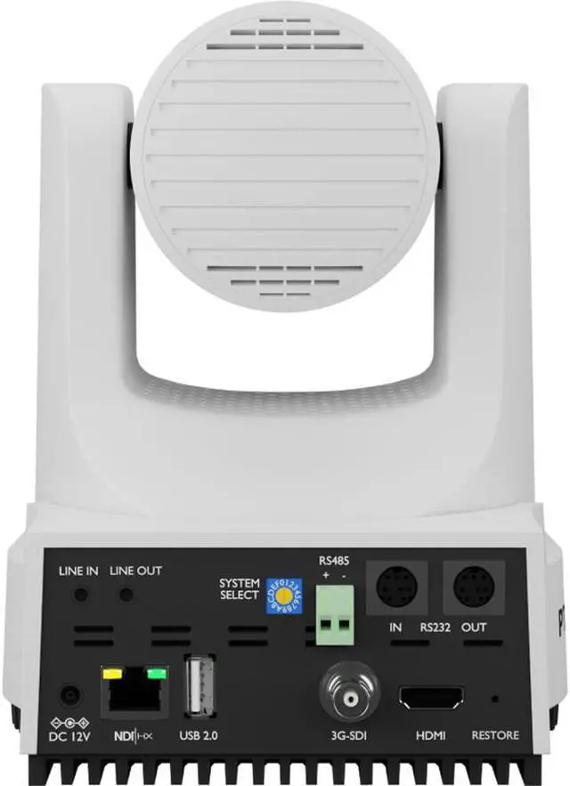 Alt view image 4 of 4 - PTZOptics Move 4K PTZ Camera with 20x Zoom (White) (PT20X-4K-WH-G3)